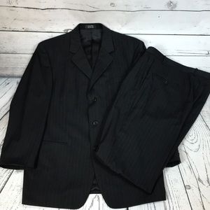 Andrew Fezza- pinstripe suit, 42R, pants 36 waist